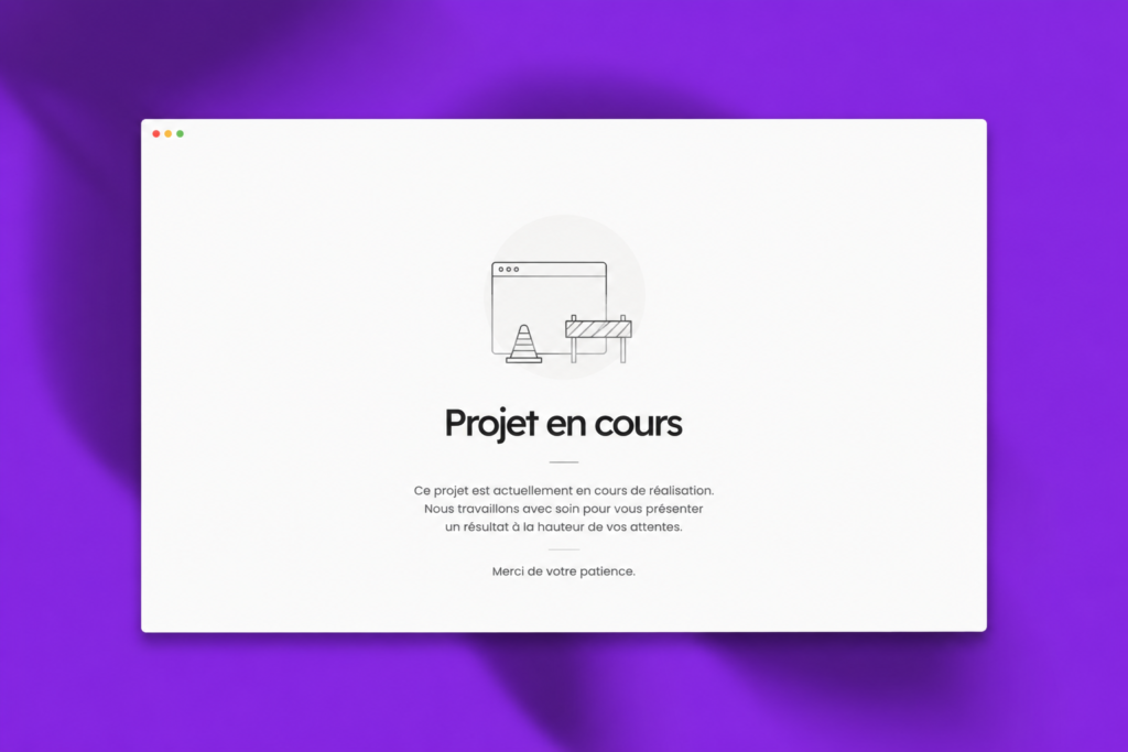Projet en cours